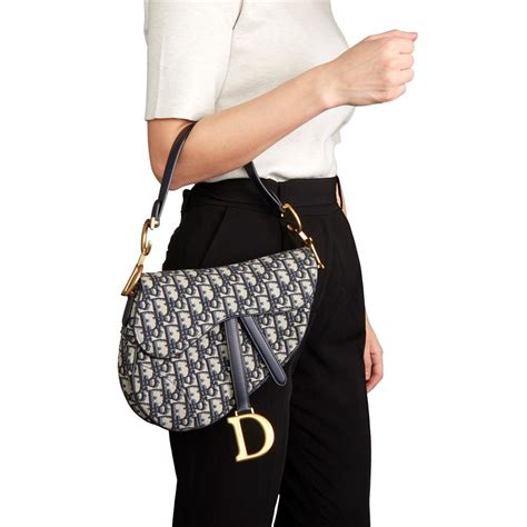 second hand dior saddle bag